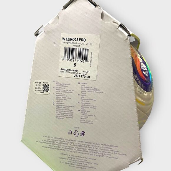 Adidas UEFA Womens Euro 2025 Official Pro Soccer Ball JH1261 Size 5 Set of 2 New - Picture 6 of 9